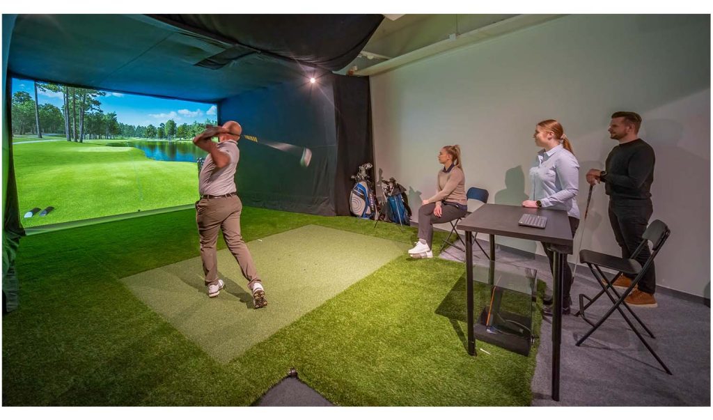 golfsimulaattori ainagolf trackman espoo