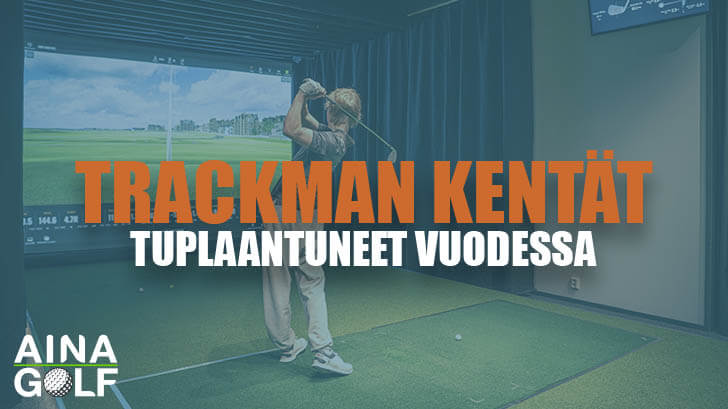 Trackman kentät ovat tuplaantuneet vuodessa